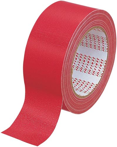 カラー布テープＮｏ．６００Ｖ　赤　５０ｍｍ×２５ｍ画像