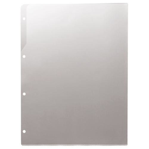 PPｶﾗｰﾎﾙﾀﾞｰ(高透明) A4 2･4穴 厚さ0.18mm 1枚画像