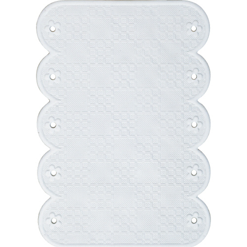 ｽﾍﾞﾘを防ぐ手すりﾏｯﾄ 20×28cm ﾎﾜｲﾄ 1枚画像