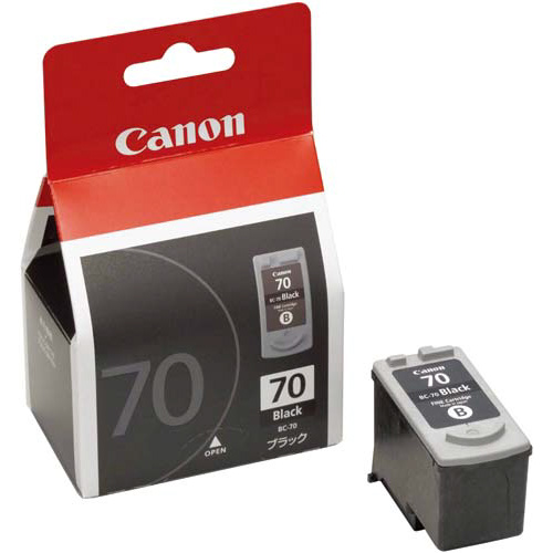 純正インク　ＢＣ－７０　ブラック画像
