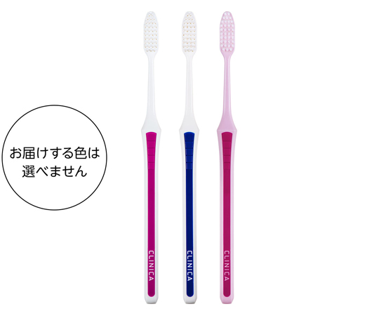 クリニカAD ハブラシ 4列レギュラー ふつう パッケージの背面に位置する成分や使用方法が記載されている状態