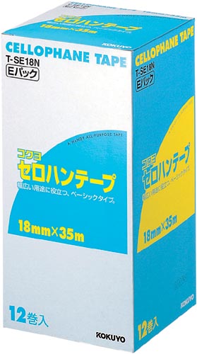 セロハンテープお徳用Ｅパック　１８ｍｍ×３５ｍ画像