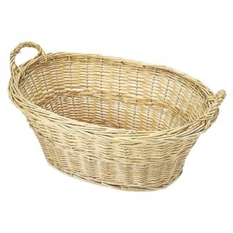 売れ筋籐かご（柳小判）画像