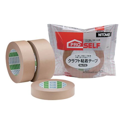 ニトムズ クラフト粘着テープNo.712 38mm×50m J4020画像