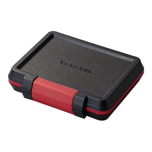 SD/microSDカードケース　耐衝撃　ブラック　1個画像