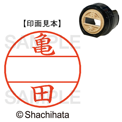 ﾃﾞｰﾀｰﾈｰﾑEX12号 ﾏｽﾀｰ部(印面) 既製 亀田 1個画像