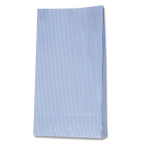 角底袋（モノストライプ・青・幅260×マチ80×高470mm)画像
