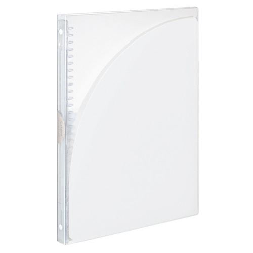 ｷｬﾝﾊﾟｽ ｽﾗｲﾄﾞﾊﾞｲﾝﾀﾞｰ(ｱﾀﾞﾌﾟﾄ) ﾀﾞﾌﾞﾙﾎﾟｹｯﾄ･ｽﾘﾑ A4 30穴 65枚収容 透明 1冊画像