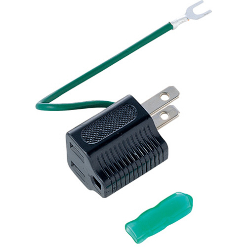 3P→2P変換ｱﾀﾞﾌﾟﾀ ﾌﾞﾗｯｸ 1個画像