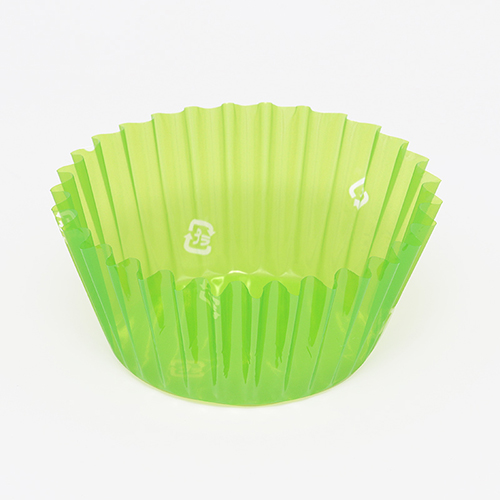 ナニワ紙工 PETカップケース ライトグリーン 8F 500枚画像