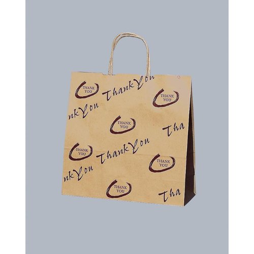 紙手提げ袋 ラッピーバッグ No.3 THANK YOU 福助工業 [ケース販売]画像