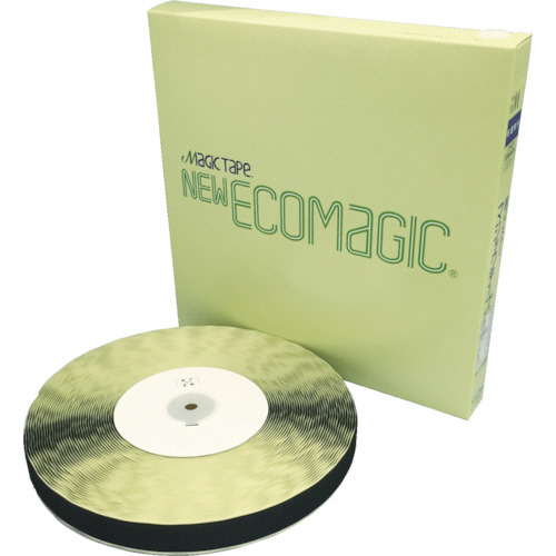 粘着付ﾏｼﾞｯｸﾃｰﾌﾟ切売り箱 A 25mm×25m ﾌﾞﾗｯｸ 1個画像