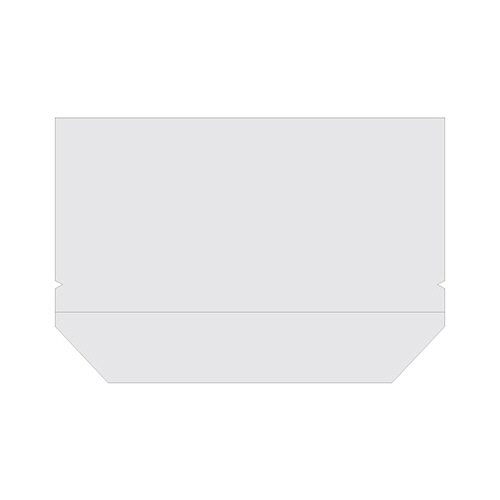 食品袋 OPﾍﾞｰｶﾘｰ袋 亀底ﾉｯﾁ付 22-15 無地 1ｾｯﾄ(1000枚:100枚×10ﾊﾟｯｸ)画像