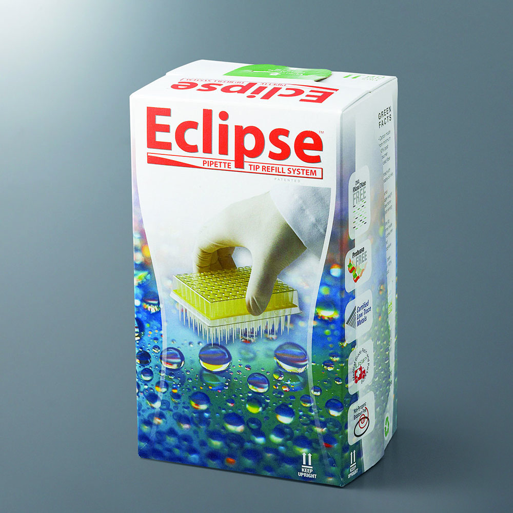 イクリプス詰め替えチップ　1250μL　96本×5段×10パック/箱(4,800本)画像
