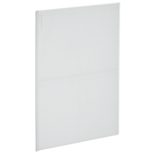 領収書&明細ﾌｧｲﾙα(ﾉﾋﾞｰﾀα) A4ﾀﾃ 台紙5枚 20ﾎﾟｹｯﾄ 透明 1ｾｯﾄ(10冊)画像