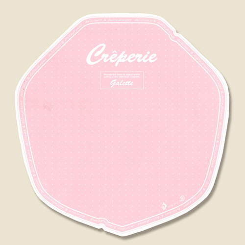 ｸﾚｰﾌﾟ包装紙/変形 ﾃﾞﾘｼｬｽ ﾋﾟﾝｸ 1ｾｯﾄ(4000枚:100枚×40ﾊﾟｯｸ)画像