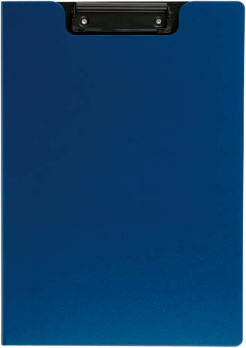 クリップファイル　Ａ４縦　ネイビーブルー　５枚