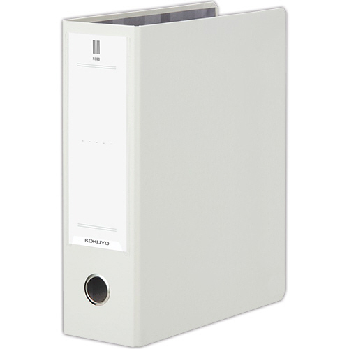 ﾁｭｰﾌﾞﾌｧｲﾙ(NEOS) A4ﾀﾃ 800枚収容 80mmとじ 背幅95mm ｵﾌﾎﾜｲﾄ 1冊画像