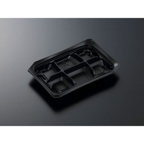 中央化学 軽食容器 CTゆう 20-14H BK 本体画像