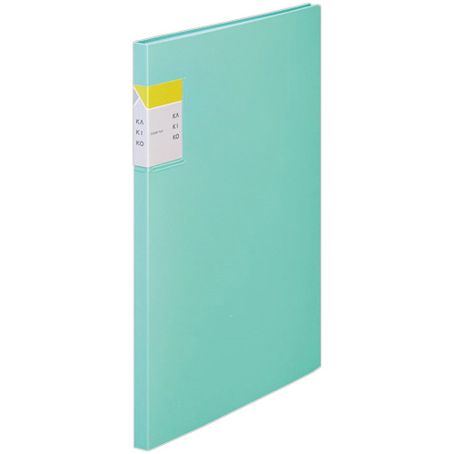 ｸﾘｱｰﾌｧｲﾙ ｶｷｺ A4ﾀﾃ 20ﾎﾟｹｯﾄ 背幅13mm ﾐﾝﾄｸﾞﾘｰﾝ 1冊画像