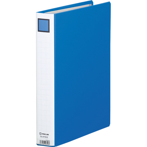 ｷﾝｸﾞﾌｧｲﾙG GXｼﾘｰｽﾞ A4ﾀﾃ 300枚収容 30mmとじ 背幅46mm 青 1冊画像