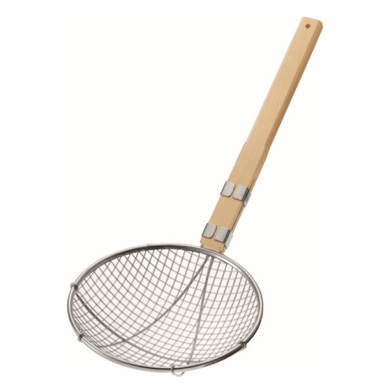 うどん用品 TS 極荒すくい網丸型 24cm 30534画像