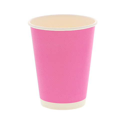 紙ｺｯﾌﾟ ﾍﾟｰﾊﾟｰｶｯﾌﾟ ｱｲｽ･ﾎｯﾄ 12ｵﾝｽ ﾋﾟﾝｸ 1ｾｯﾄ(1000個:50個×20ﾊﾟｯｸ)画像