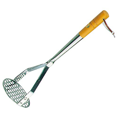 ﾘｽ 木柄 業務用 ﾎﾟﾃﾄﾏｯｼｬｰ 大 φ100×335mm 1個画像