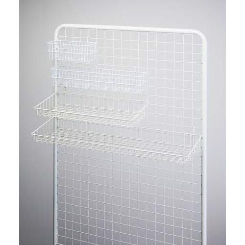 メッシュ用ワイヤー棚　幅５７５奥行２３５　ホワイト