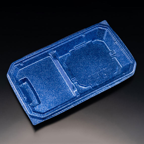 リスパック 冷麺容器 バイオ 楽麺コンボ 26-15BA ステラブルー 本体画像