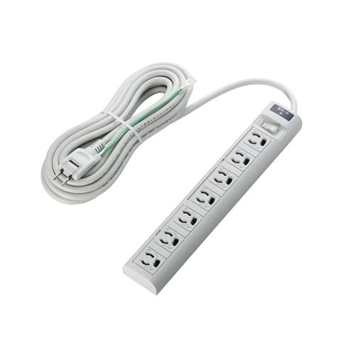 ＯＡタップ３ピン対応　７個口　雷ガード　５ｍ画像