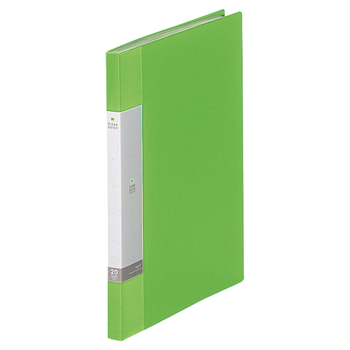 ﾘｸｴｽﾄ ｸﾘﾔｰﾌﾞｯｸ A4ﾀﾃ 20ﾎﾟｹｯﾄ 背幅16mm 黄緑 1冊