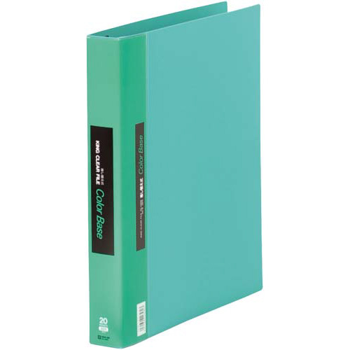 カラーベース差替式緑Ａ４縦背幅４０ｍｍ３０穴画像