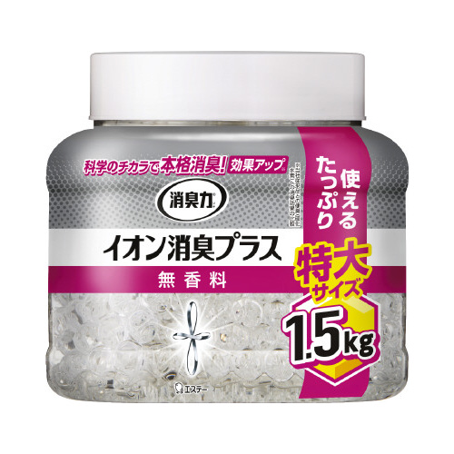 消臭力クリアビーズイオン消臭プラス　本体１５００ｇ画像