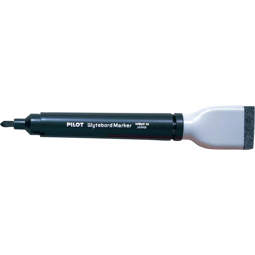 ボードマーカー　中字　イレーザー付き　ブラック