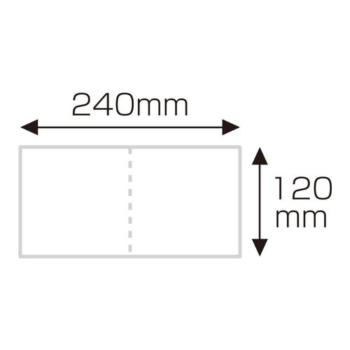 梱包用品 32-1451 デリバリーパック ポケットタイプ 100枚入 ササガワ 透明なポケットに収められた梱包用品パッケージの側面