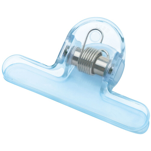 ｵﾓｸﾘｯﾌﾟ ﾌﾞｯｸ用 おもさでﾍﾟｰｼﾞｷｰﾌﾟ! ﾌﾞﾙｰ 1ｾｯﾄ(4個)画像