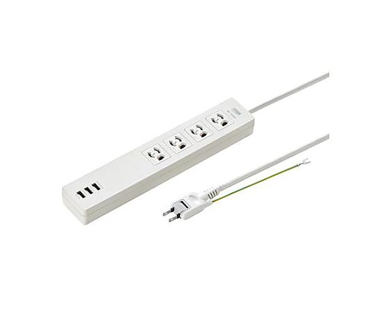 AC125V/ 4A タップ(USB充電ﾎﾟｰﾄ3個付)画像