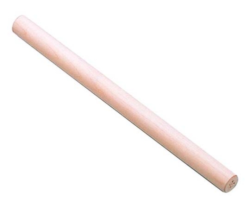 天然木 ケーキめん棒 小 No.170 φ30×300