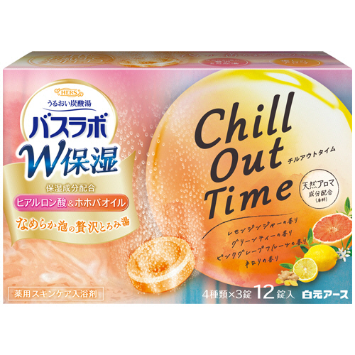 HERS ﾊﾞｽﾗﾎﾞ W保湿 ChillOut Time 45g/錠 1箱(12錠:4種類×3錠)画像