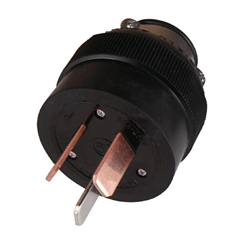 平刃形 ｺﾞﾑﾌﾟﾗｸﾞ 3P60A250V 1個画像