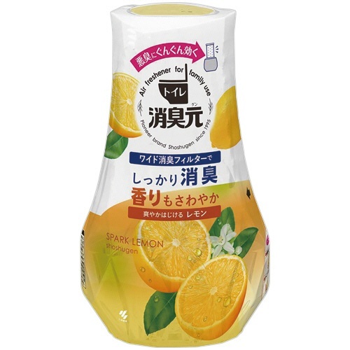トイレの消臭元 爽やかはじけるレモン 400mL 1個画像
