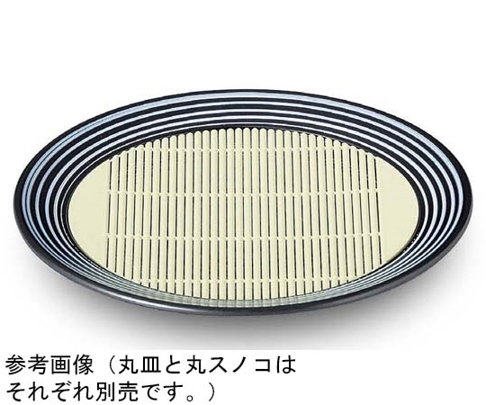 丸スノコ 80個入 整然と並んだ白いスノコの束、角度の異なる側面が見える状態