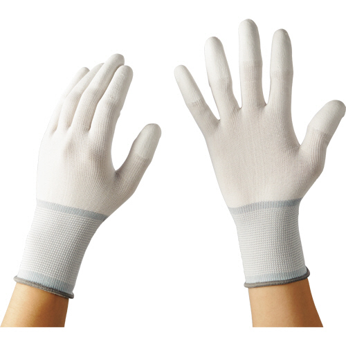 13ｹﾞｰｼﾞ ｳﾚﾀﾝｺｰﾄ手袋 指先ﾀｲﾌﾟ L 1ﾊﾟｯｸ(10双)画像