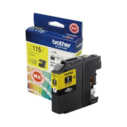 純正インクＬＣ１１５Ｙイエロー画像