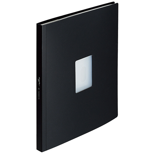 myfa ﾄﾚｰﾃﾞｨﾝｸﾞｶｰﾄﾞｺﾚｸｼｮﾝﾌｧｲﾙ 216枚収容 背幅16mm ｼﾞｪｯﾄﾌﾞﾗｯｸ 1冊画像