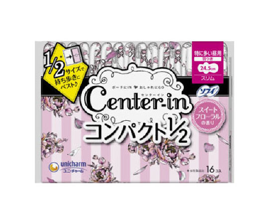 センターインコンパクト1/2　スイート　特に多い昼用　16枚