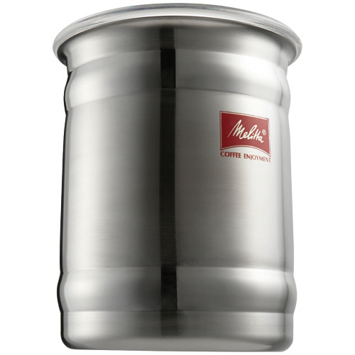 ｽﾃﾝﾚｽ ｷｬﾆｽﾀｰ(透明蓋) 800mL(珈琲豆約200g分) 1個画像