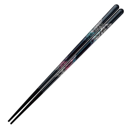 箸 23cm KAKEHASHI ARTE ジェムストーン 食洗機対応 木製 天然木 ブルー画像