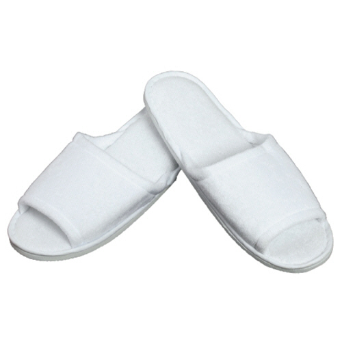 使い捨てｽﾘｯﾊﾟ 布製巾着入 ﾎﾜｲﾄ 1ﾊﾟｯｸ(10足)